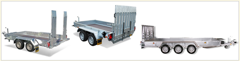 PKW Baumaschinen- und Baggeranhänger, die Transport- und Logistiklösung